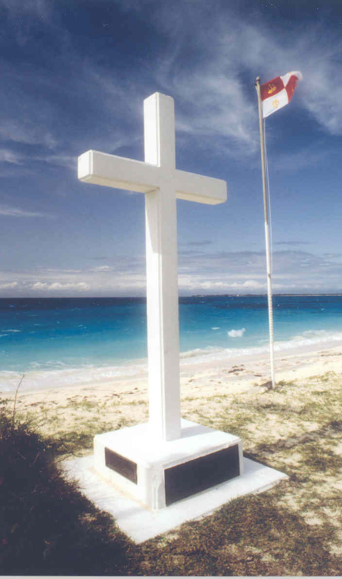 San Salvador Cross in the Bahamas