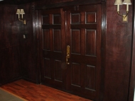 Mahogany Entrance with Security