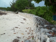 beach/wall on eastern waterfront