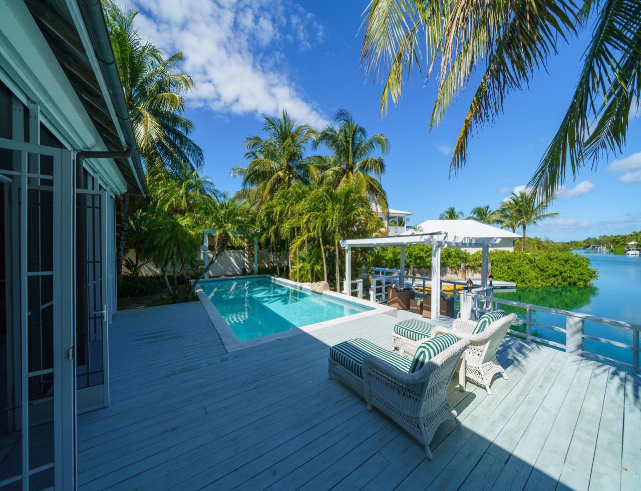 Bahamas luxury canal front home