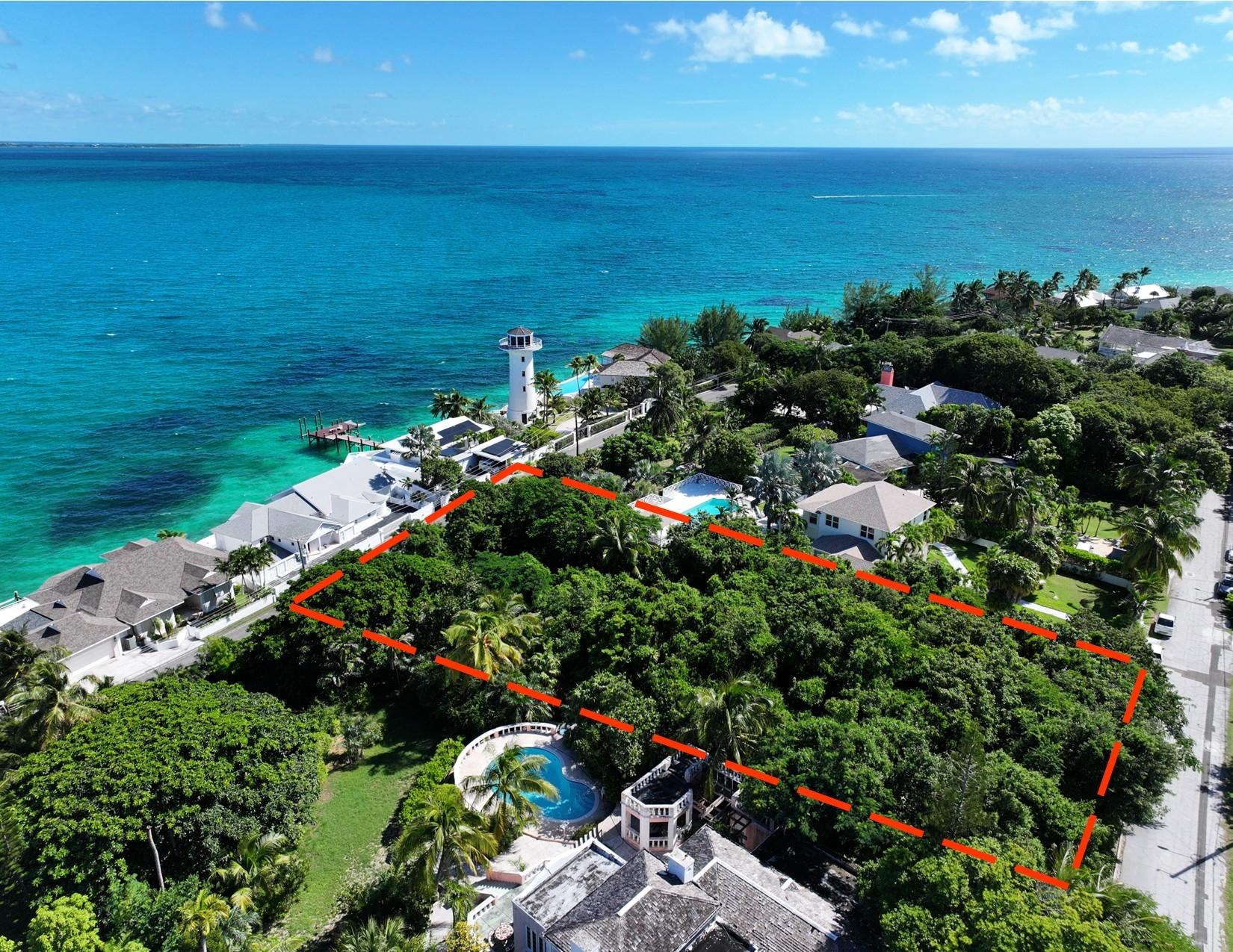 A Norh East Lighthouse View - Nassau Bahamas Oceanview Lot - Eastern Road